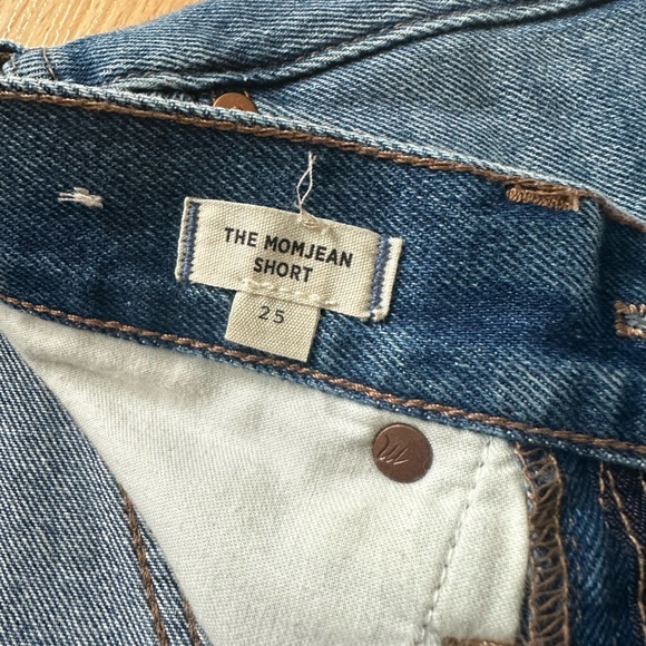 Madewell Jean Shorts Momjean in Willis Wash - Picture 5 of 10